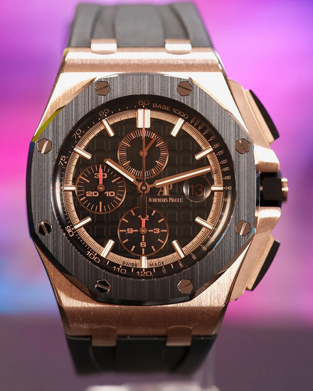 2021 Audemars Piguet Royal Oak Offshore Chronograph 44MM Black Dial Rubber Strap (26401RO.OO.A002CA.02)