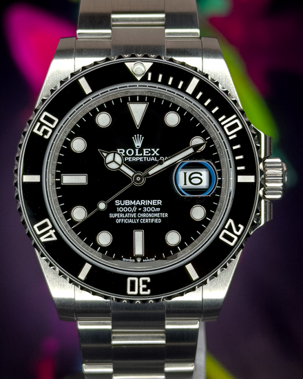 No Reserve - 2025 Rolex Submariner Date 41MM Black Dial Oyster Bracelet (126610LN)