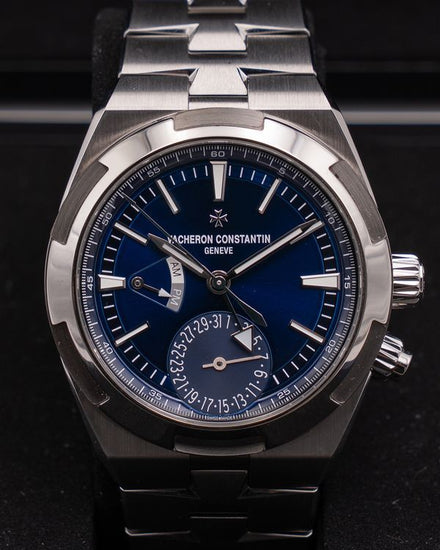 2021 Vacheron Constantin Overseas Dual Time 41MM Blue Dial Steel Bracelet (7900V/110A-B334)