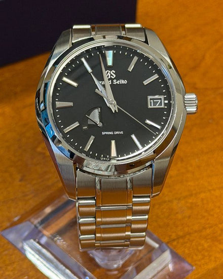 No Reserve - 2020 Grand Seiko Heritage Collection 41MM Black Dial Steel Bracelet (SBGA203)