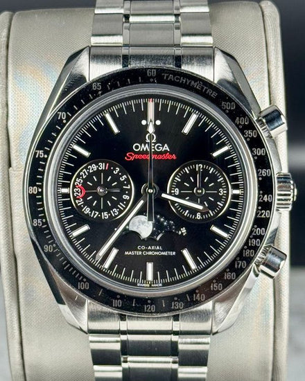 2020 Omega Speedmaster Moonphase 44.25MM Black Dial Steel Bracelet (304.30.44.52.01.001)