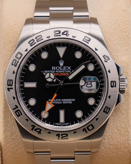 2015 Rolex Explorer II 42MM Black Dial Oyster Bracelet (216570)