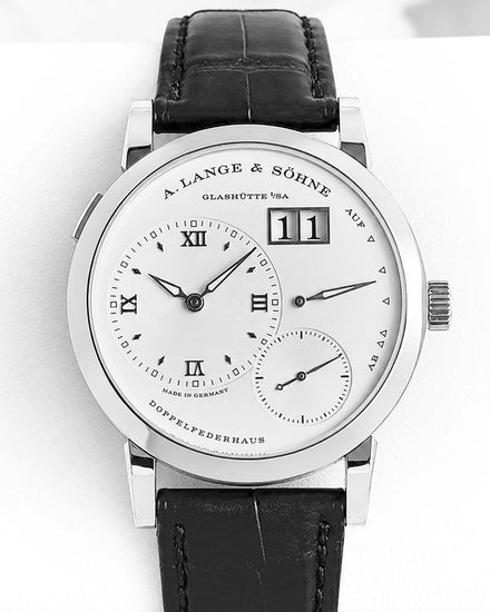 A. Lange & Söhne Lange 1 38.5MM White Dial Leather Strap (191.039)