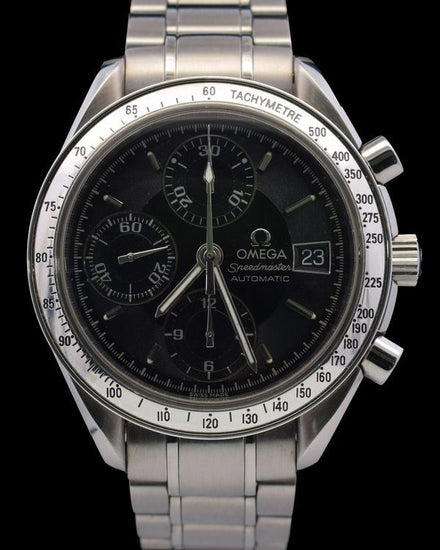 Omega Speedmaster Date 39MM Black Dial Steel Bracelet (3513.50.00)