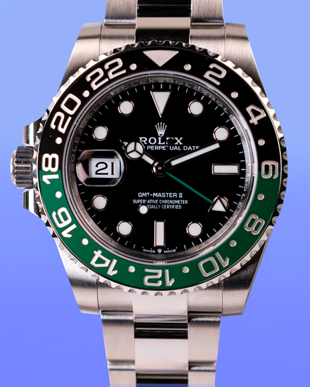 2026 Rolex GMT-Master II “Sprite” 40MM Black Dial Oyster Bracelet (126720VTNR)