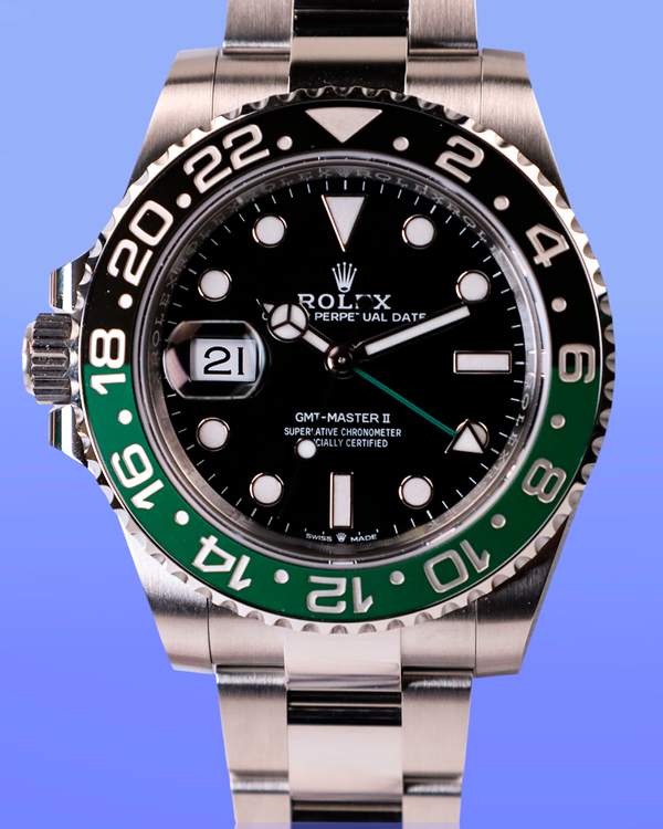 2026 Rolex GMT-Master II “Sprite” 40MM Black Dial Oyster Bracelet (126720VTNR)
