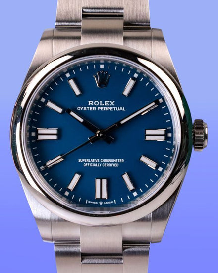 2026 Rolex Oyster Perpetual 41MM Blue Dial Oyster Bracelet (134300)
