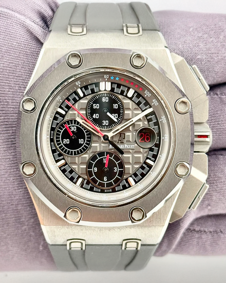 Audemars Piguet Royal Oak Offshore "Michael Schumacher" L.E. 44MM Grey Dial Rubber Strap (26568IM.OO.A004CA.01)