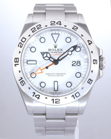 No Reserve - 2024 Rolex Explorer II "Polar" 42MM White Dial Oyster Bracelet (226570)