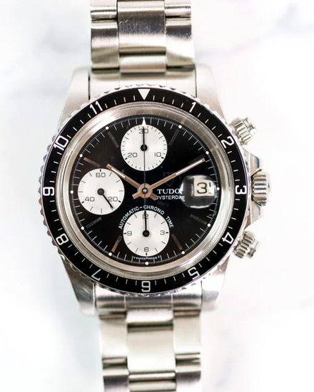 Tudor Prince Oysterdate Big Block 40MM Black Dial Steel Bracelet (79170)