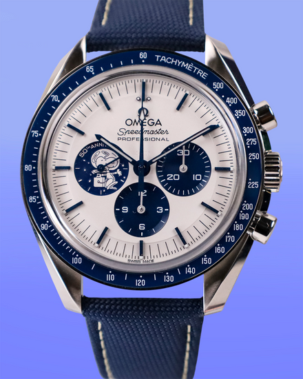 2026 Omega Speedmaster Anniversary Series “Silver Snoopy Award” 42MM Silver Dial Textile Strap (310.32.42.50.02.001)