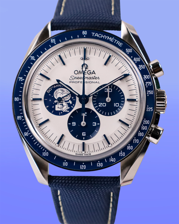 2026 Omega Seamaster Anniversary Series “Silver Snoopy Award” 42MM Silver Dial Textile Strap (310.32.42.50.02.001)