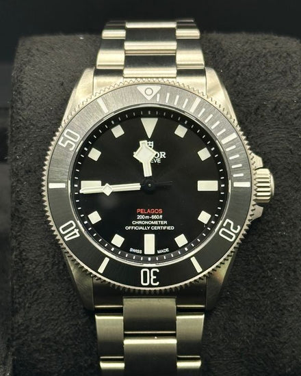 2026 Tudor Pelagos 39MM Black Dial Titanium Bracelet (25407N)