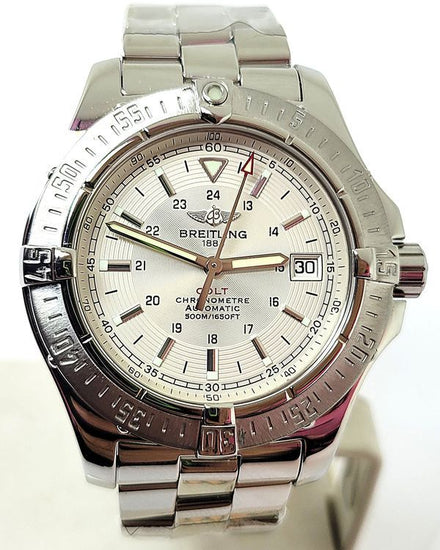 Breitling Colt 41MM White Dial Steel Bracelet (A17380)