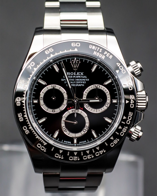2026 Rolex Cosmograph Daytona 40MM Black Dial Oyster Bracelet (126500LN)