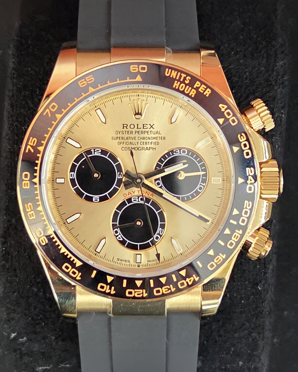2026 Rolex Cosmograph Daytona 40MM Champagne Dial Oysterflex Strap (126518LN)