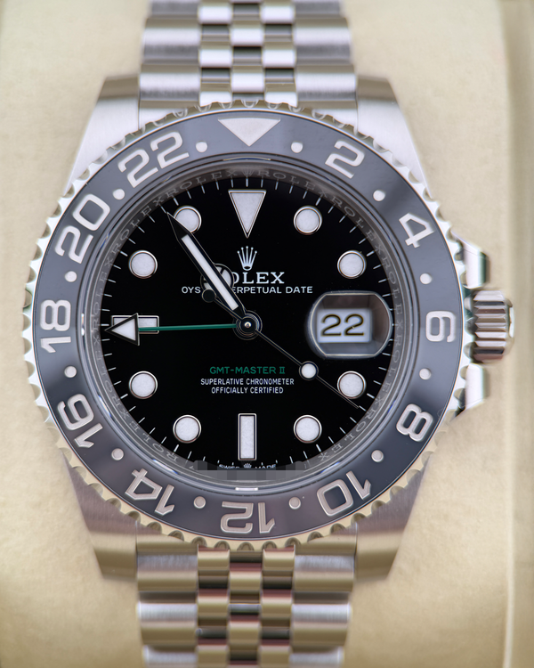 2026 Rolex GMT-Master II "Bruce Wayne" 40MM Black Dial Jubilee Bracelet (126710GRNR)