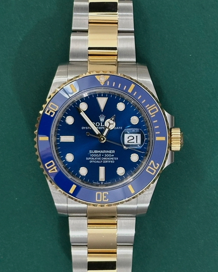 2025 Rolex Submariner Date "Bluesy" 41MM Blue Dial Two-Tone Oyster Bracelet (126613LB)