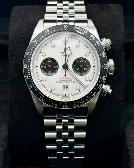 2026 Tudor Black Bay Chrono "Panda" 41MM White Dial Steel Bracelet (79360N)