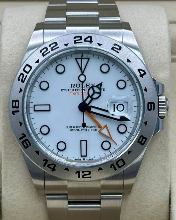 2026 Rolex Explorer II "Polar" 42MM White Dial Oyster Bracelet (226570)