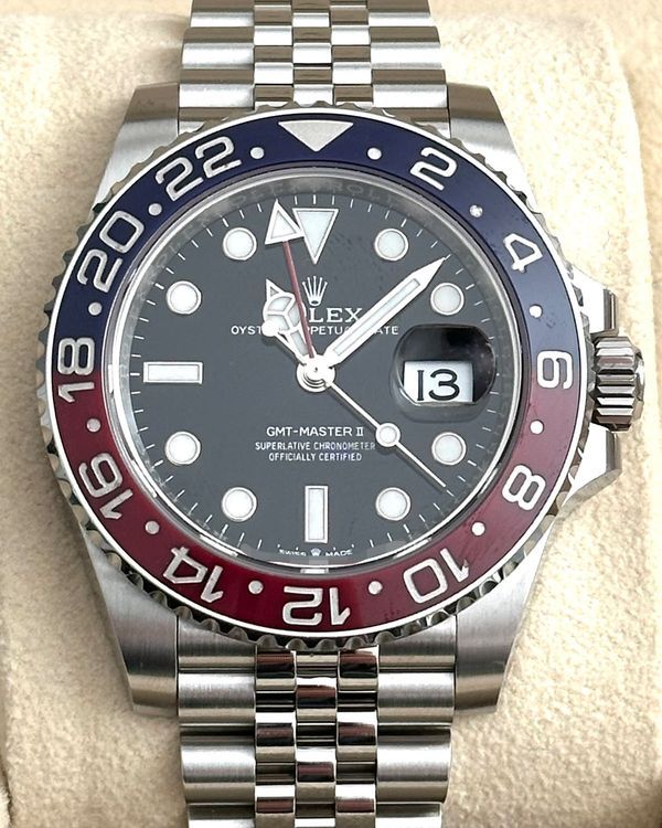 2023 Rolex GMT-Master II "Pepsi" 40MM Black Dial Jubilee Bracelet (126710BLRO)