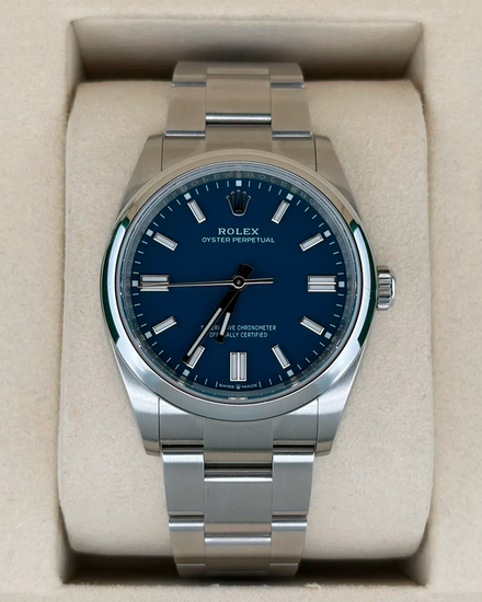 2025 Rolex Oyster Perpetual 36MM Blue Dial Oyster Bracelet (126000)
