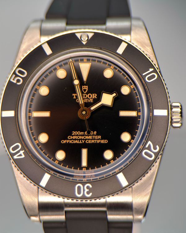 2023 Tudor Black Bay 54' 37MM Black Dial Rubber Strap (79000N)