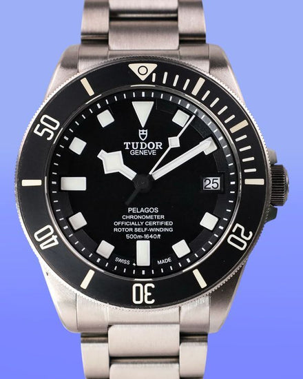 No Reserve - Tudor Pelagos "Thaitanium" L.E. 42MM Black Dial Titanium Bracelet (25600TN)