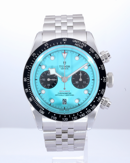 No Reserve - 2026 Tudor Black Bay Chrono 41MM Blue "Flamingo" Dial Steel Bracelet (79360N)