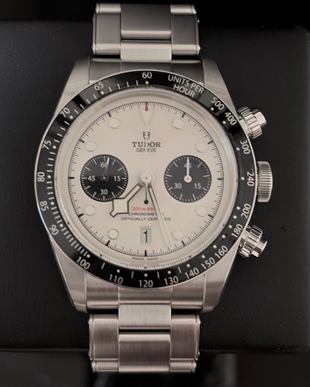 2023 Tudor Black Bay Chrono "Panda" 41MM White Dial Steel Bracelet (79360N)