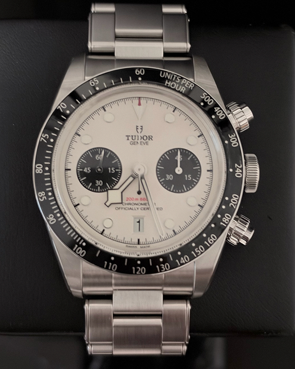 2023 Tudor Black Bay Chrono "Panda" 41MM White Dial Steel Bracelet (79360N)