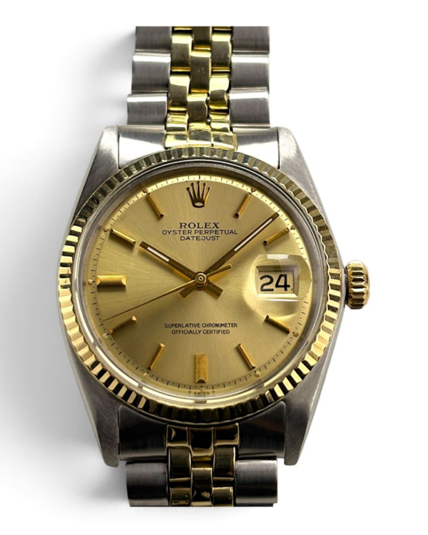 Rolex Datejust 36MM Champagne Dial Aftermarket Two-Tone Jubilee Bracelet (1601)