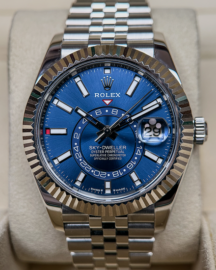 2024 Rolex Sky-Dweller 42MM Blue Dial Jubilee Bracelet (336934)