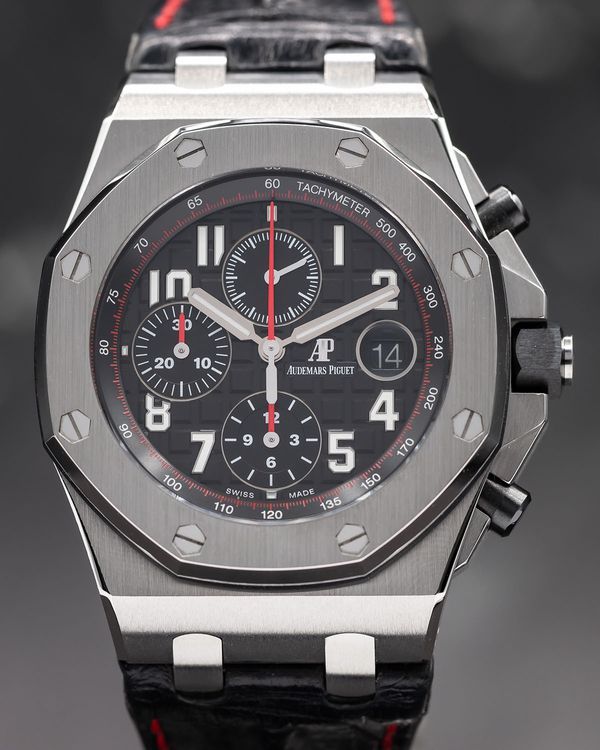 Audemars Piguet Royal Oak Offshore "Vampire" 42MM Black Dial Rubber Strap (26470ST.OO.A101CR.01)
