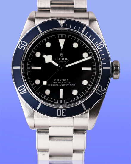 No Reserve - 2022 Tudor Black Bay Heritage 41MM Black Dial Steel Bracelet (79230B)
