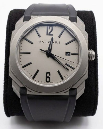 2019 Bvlgari Octo Originale Solotempo 41MM Grey Dial Rubber Strap (102858)