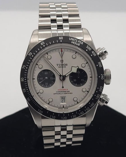 No Reserve - 2025 Tudor Black Bay Chrono "Panda" 41MM White Dial Steel Bracelet (79360N)
