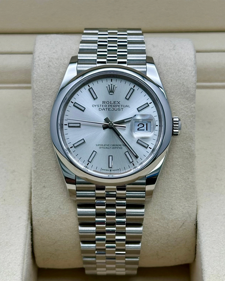 2025 Rolex Datejust 36MM Silver Dial Jubilee Bracelet (126200)