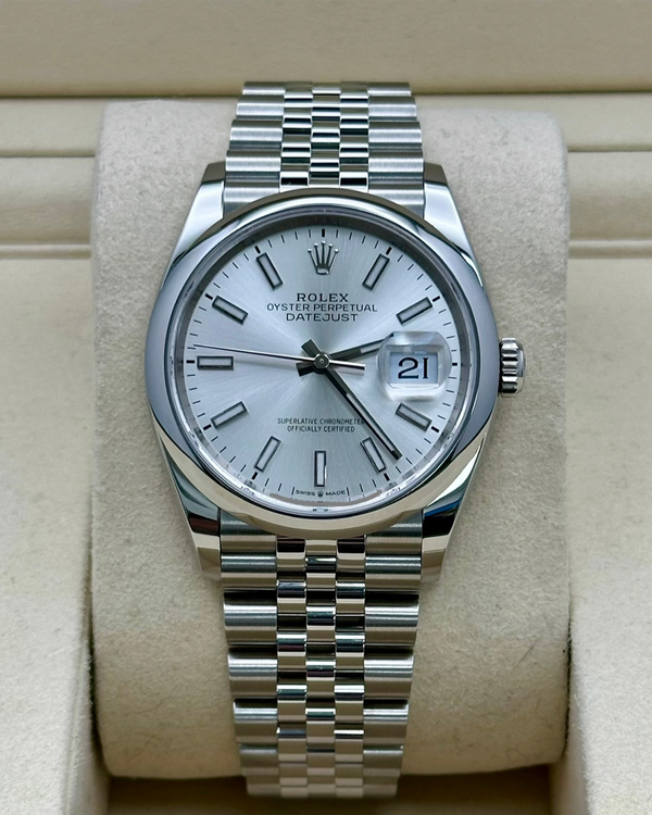 2025 Rolex Datejust 36MM Silver Dial Jubilee Bracelet (126200)