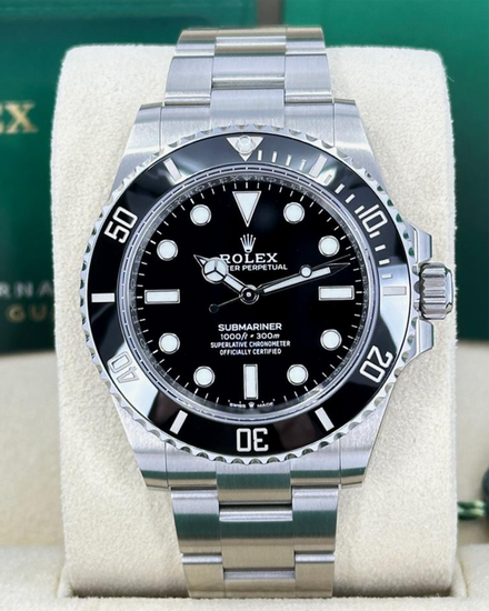 Rolex Submariner No-Date 41MM Black Dial Oyster Bracelet (124060)