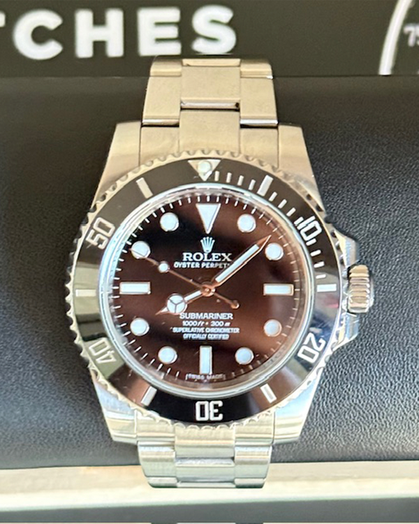 Rolex Submariner No-Date 40MM Black Dial Oyster Bracelet (114060)