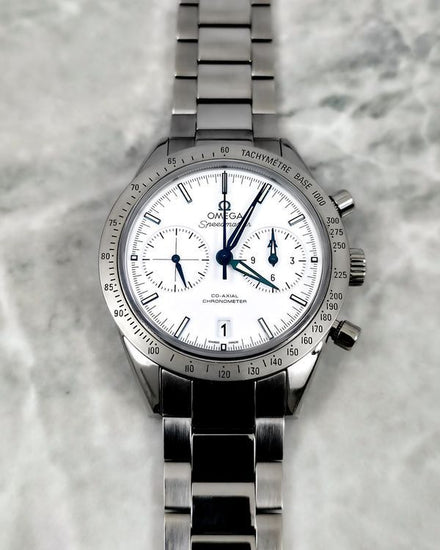 No Reserve - 2018 Omega Speedmaster '57 41.5MM White Dial Titanium Bracelet (331.90.42.51.04.001)