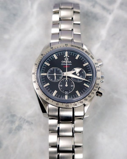 No Reserve - 2025 Omega Speedmaster Broad Arrow 42MM Black Dial Steel Bracelet (321.10.42.50.01.001)