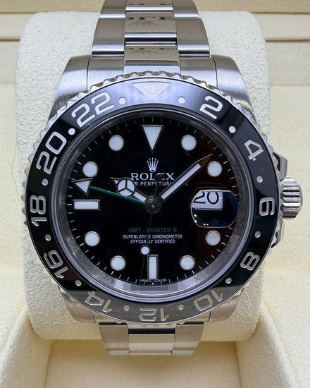 2013 Rolex GMT-Master II 40MM Black Dial Oyster Bracelet (116710LN)