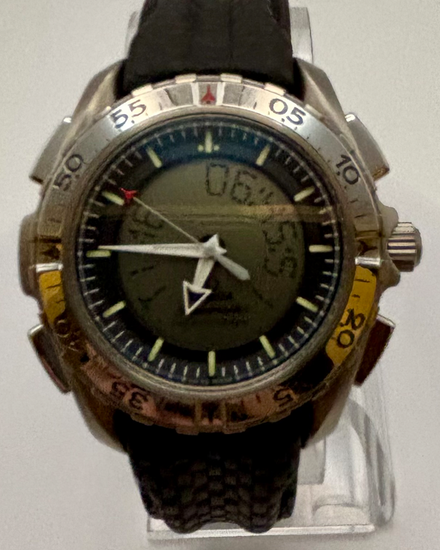 Omega Speedmaster Professional X-99 42.25MM Quartz Black Dial Rubber Strap (3290.50.00)
