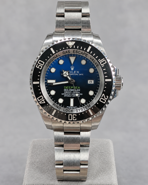 No Reserve - 2016 Rolex Sea-Dweller Deepsea "James Cameron" 44MM Blue Dial Oyster Bracelet (116660)