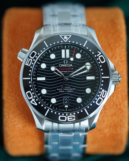 2026 Omega Seamaster Diver 300M 42MM Black Dial Steel Bracelet (210.30.42.20.01.001)