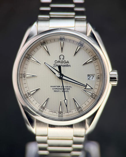 2018 Omega Seamaster Aqua Terra 150M 38.5MM Silver Dial Steel Bracelet (231.10.39.21.02.002)