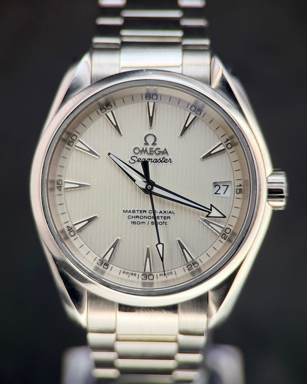 2018 Omega Seamaster Aqua Terra 150M 38.5MM Silver Dial Steel Bracelet (231.10.39.21.02.002)