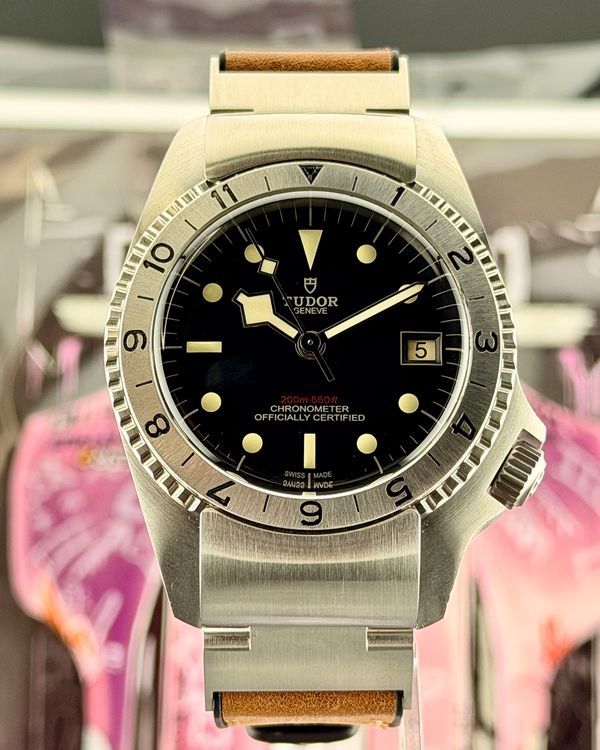 2023 Tudor Black Bay P01 42MM Black Dial Leather Strap (70150)